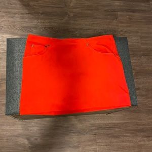 Orange Urban Outfitters mini skirt